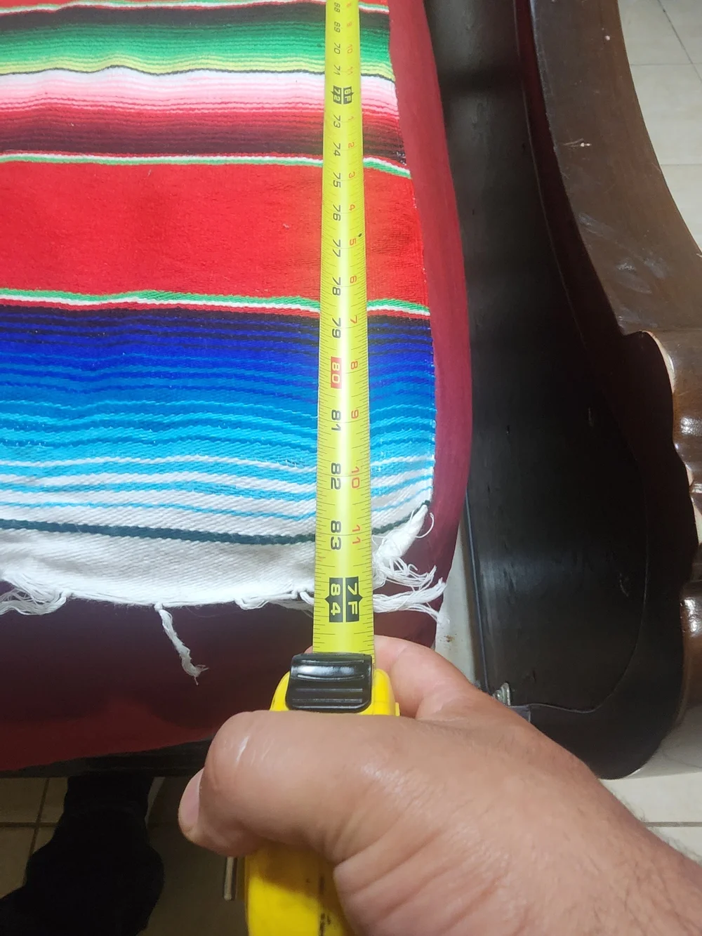 Vintage vibrant serape